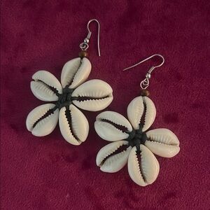 Authentic African Cowrie Shell Earrings